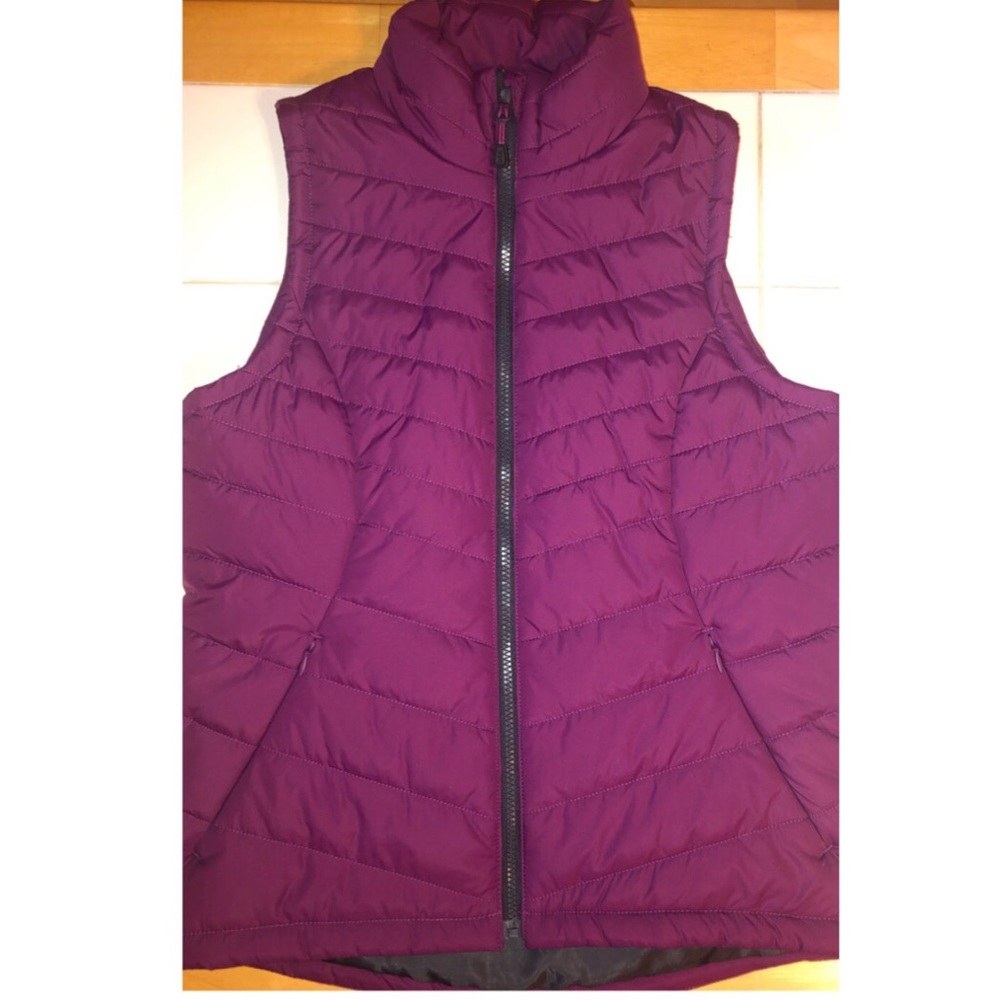 Purple Puffer Vest (NWOT)